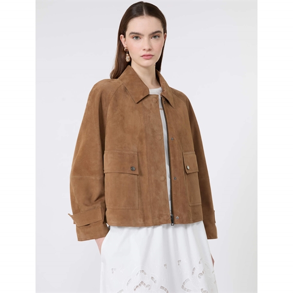 Max Mara WKDABITO Jakke, Hazelnut Brown