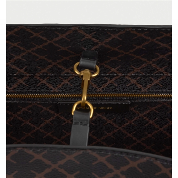 By Malene Birger Abi Tote Bag, Dark Chocolate