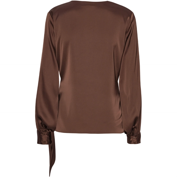 Karmamia Ines Bluse, Semi Rich Brown