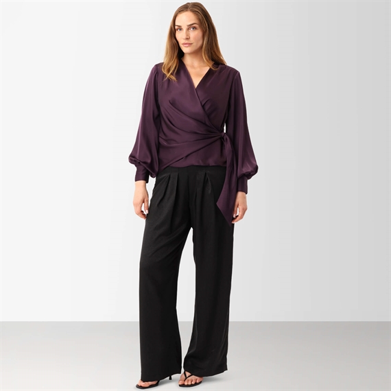 Karmamia Ines Bluse, Semi Rich Plum