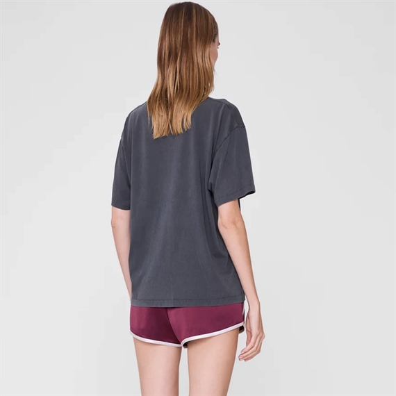 Anine Bing Cade Sport Club T-shirt, Washed Black