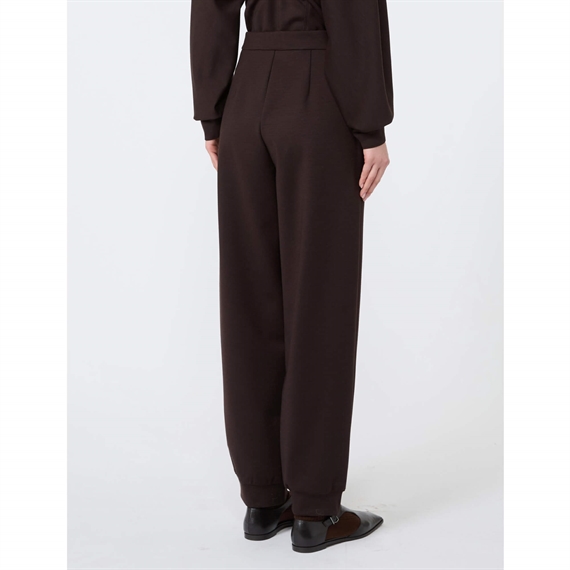 Max Mara MXMBOSSO Bukser, Dark Brown