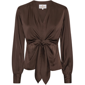 Karmamia Blair Bluse, Cocoa