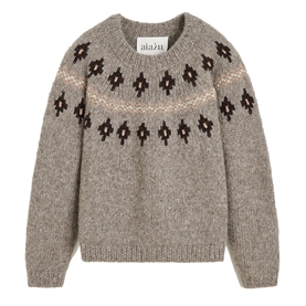 Aiayu Wyn Sweater, Mix Pure Grey 