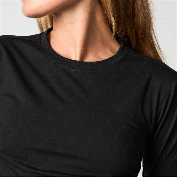 Hype The Detail L/S Bluse, Sort