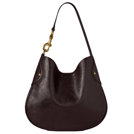 Mulberry Hackney Shoulder Ebony Shiny Buffalo