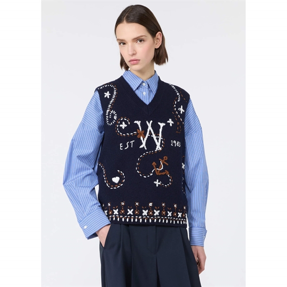 Weekend Max Mara WKDCACAO Vest, Ultramarine 