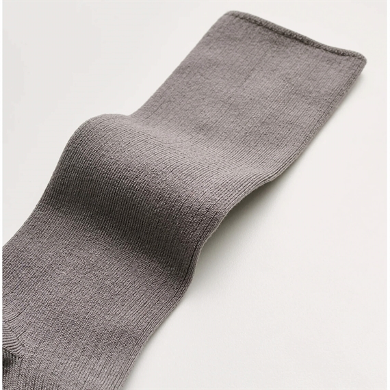 Aiayu Cotton Rib Strømper, Steel