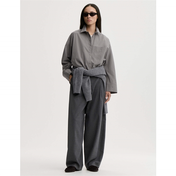 By Malene Birger Derris Skjorte, Grey Stripe