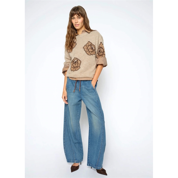 Mos Mosh Giulia Jog Jeans, Blue
