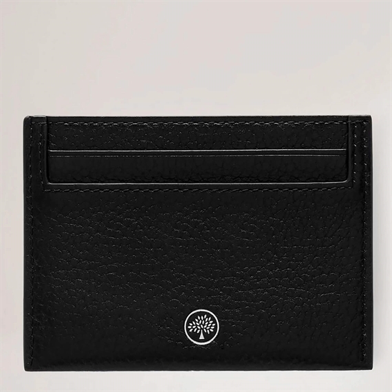 Mulberry Credit Card Slip Black Small Classic Grain 