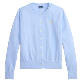 Polo Ralph Lauren Crewneck Cardigan, Blue