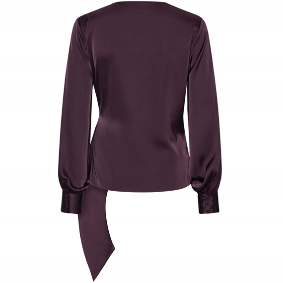 Karmamia Ines Bluse, Semi Rich Plum