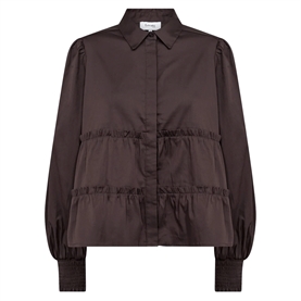 Levete Room LR-ISLA Solid 95 Skjorte, After Dark
