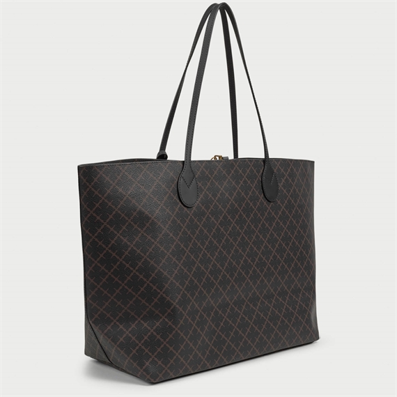 By Malene Birger Abi Tote Bag, Dark Chocolate