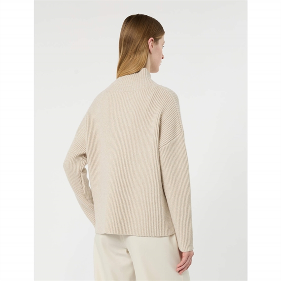 Max Mara Studio MSTECCELSO Strik, Ecru