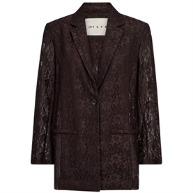 IVY Copenhagen Lara Lace Blazer, Expresso Brown 