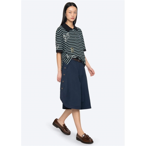Sea New York Odessa Culotte Shorts, Navy