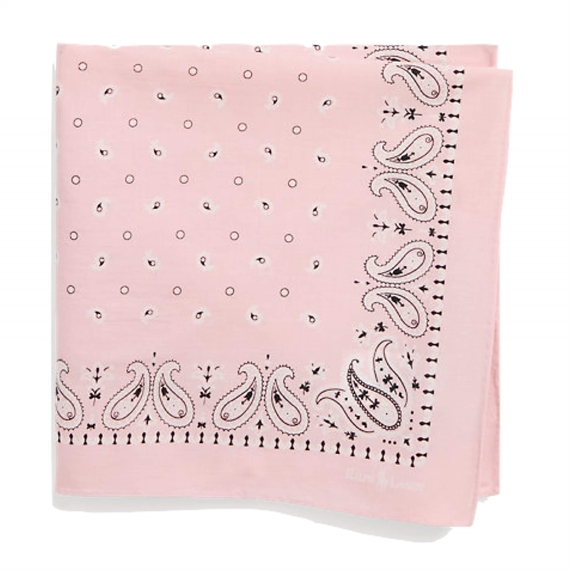 Polo Ralph Lauren Paisley Cotton Bandana, Pink