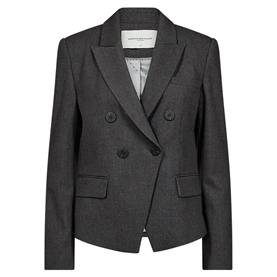 Copenhagen Muse CMTAILOR Short Blazer, Med. Grey Melange