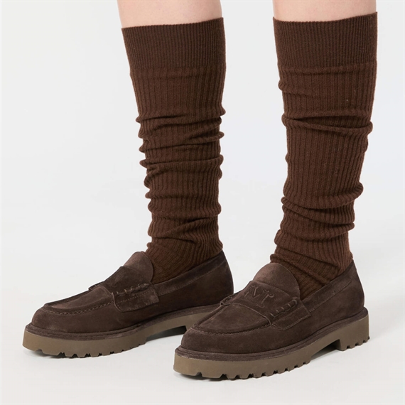 Max Mara MXAAFELIO Loafers, Dark Brown