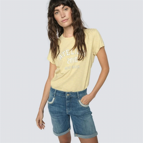Mos Mosh Naomi Salute Shorts, Mid Blue
