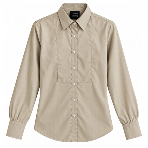 Louise Rømern Freddie Vail Tux Skjorte, Khaki Pop