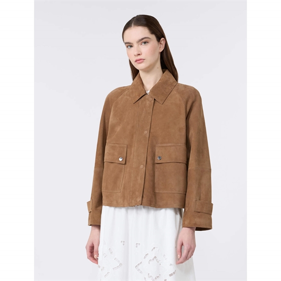 Max Mara WKDABITO Jakke, Hazelnut Brown