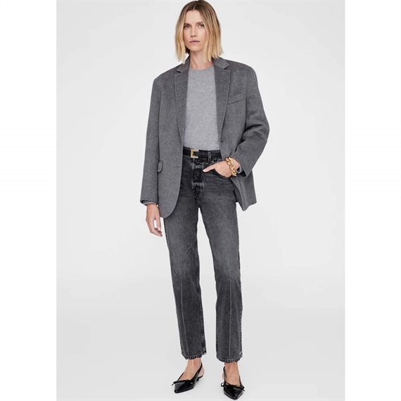 Anine Bing Quinn Blazer, Heather Grey
