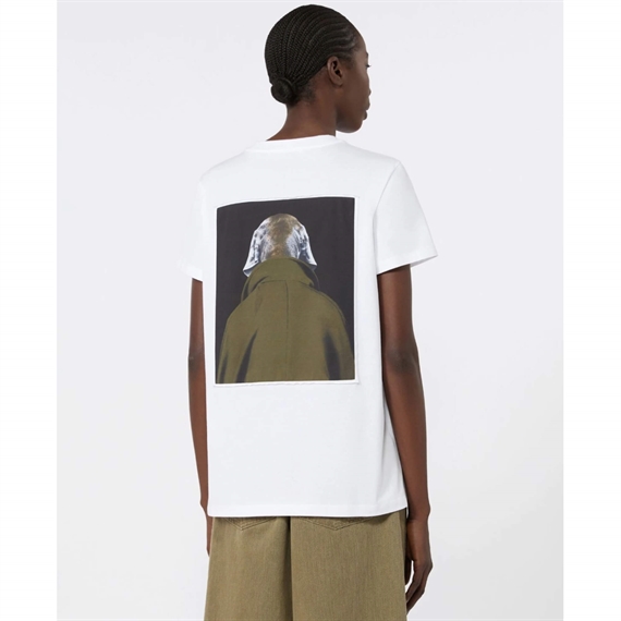 Max Mara MXMCALCA T-shirt, Hvid