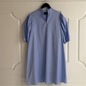 Louise Rømern Freddie Sammy Jo Kjole, Dove Blue Poplin