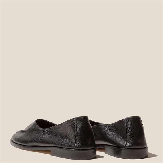 Hereu Juliol W Supple Shiny Loafer, Sort