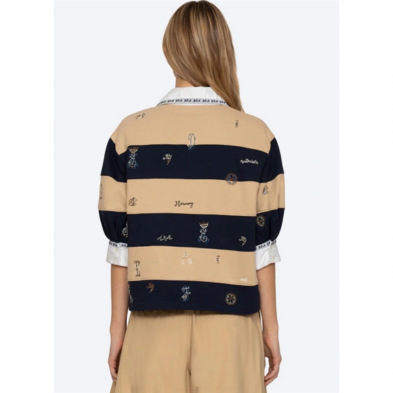 Sea New York Juliet Rugby Top, Multi