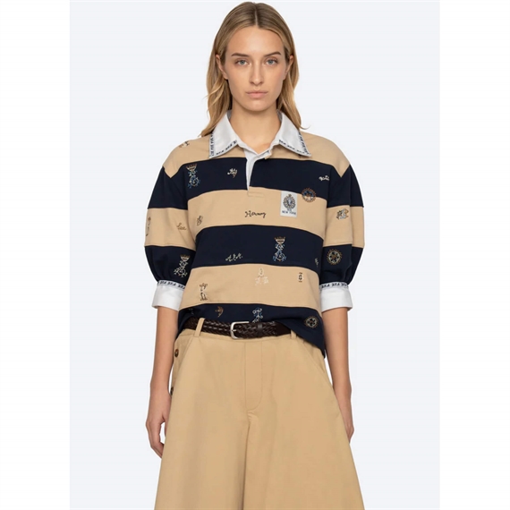 Sea New York Juliet Rugby Top, Multi