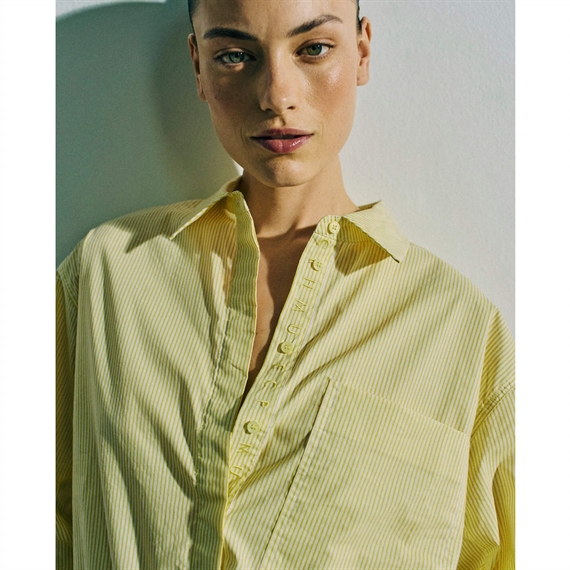 Copenhagen Muse CMBLAIRE Oversized Skjorte, Citron