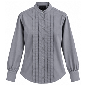 Louise Rømern Freddie Lucy LS Skjorte, Grey Poplin