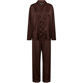 Hype The Detail Satin Pyjamas, Brun