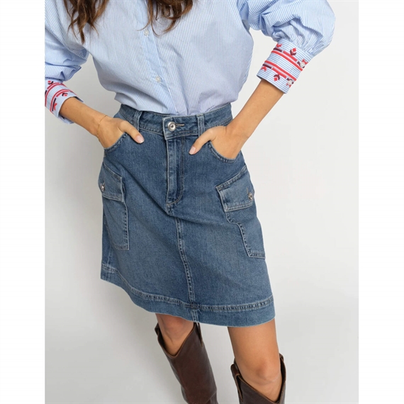 Mos Mosh Jacklyn Olesen Nederdel, Blue