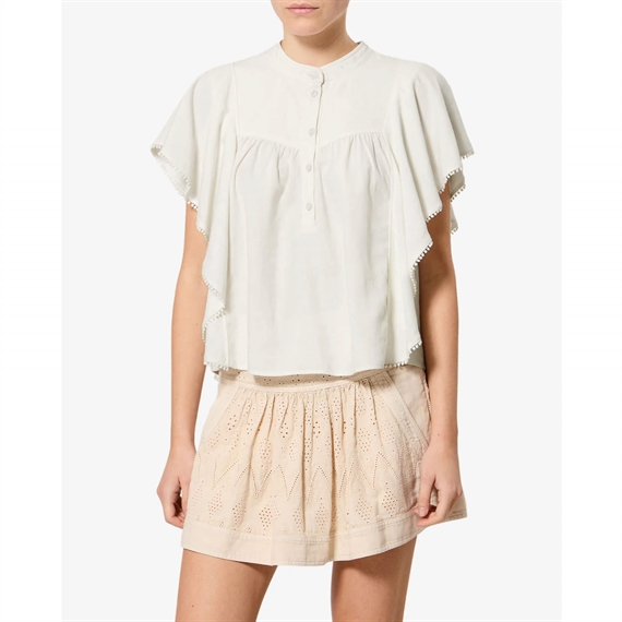 Isabel Marant Marlie Top, Ecru