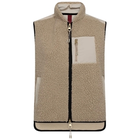 Mos Mosh Rowe Eli Teddy Vest, Feather Gray