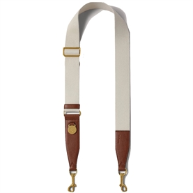 Mulberry Medallion Webbing Strap Oak & Natural Leather & Webbing