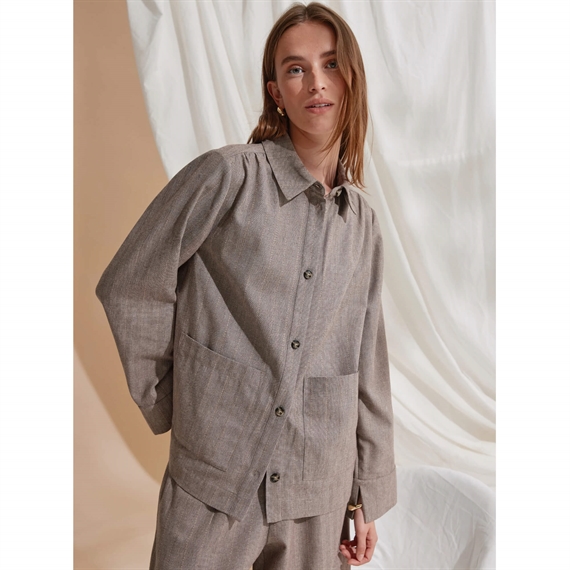 Heartmade HMRica Jakke, Dusty Brown