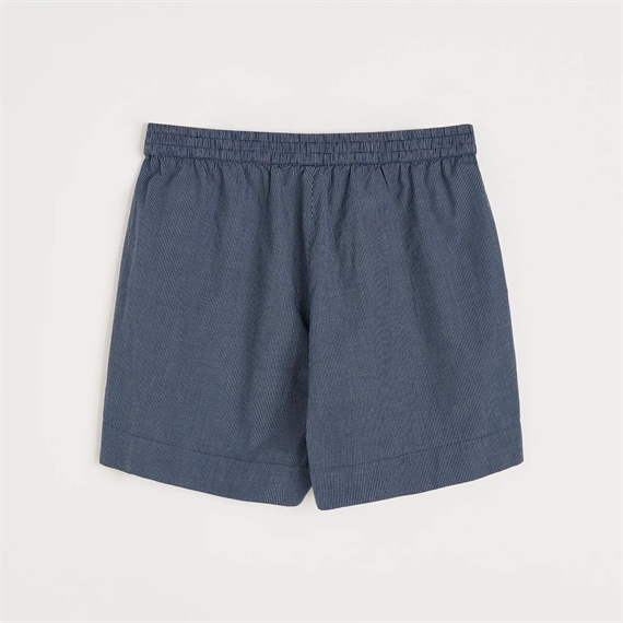Aiayu Casual Check Shorts, Navy Check