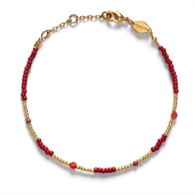 Anni Lu Clemence Armbånd, Crushed Cherry