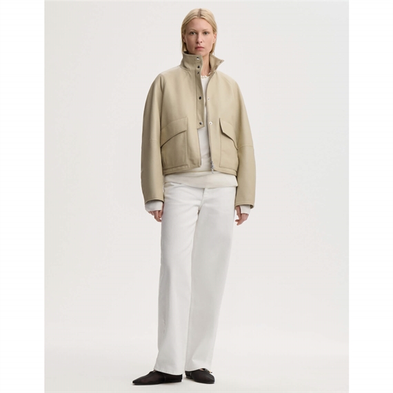 By Malene Birger Suzanne Læderjakke, Old Beige