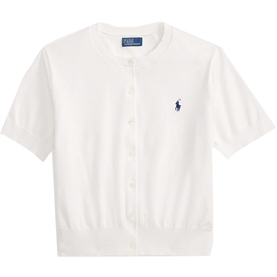 Polo Ralph Lauren Pima Cotton Cardigan, Hvid