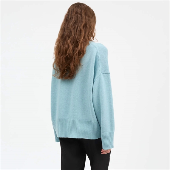 Skall Studio Silene T-neck Strik, Aqua