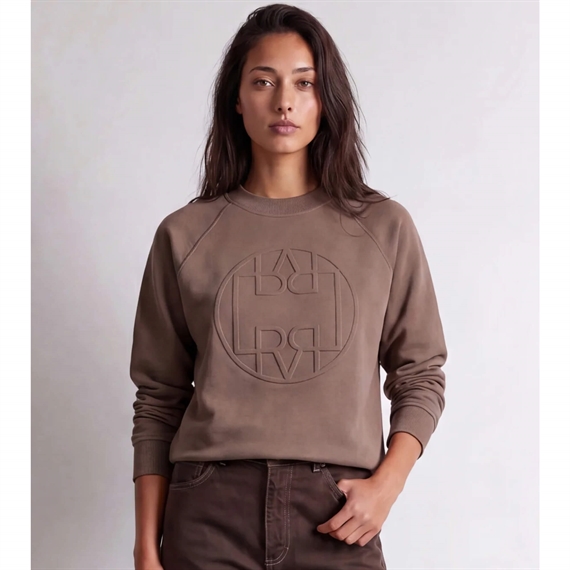 Levete Room LR-NUKA 11 Sweatshirt, Mørk Brun