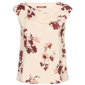 Max Mara Studio MSTPIOGGIA Top, Bordeaux