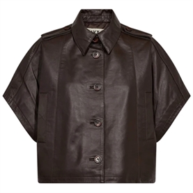 Ivy Copenhagen Kylie Katee Leather Kappe, Expresso Brown